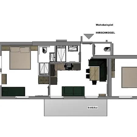 Lejlighedshotel Hubertus - 4*